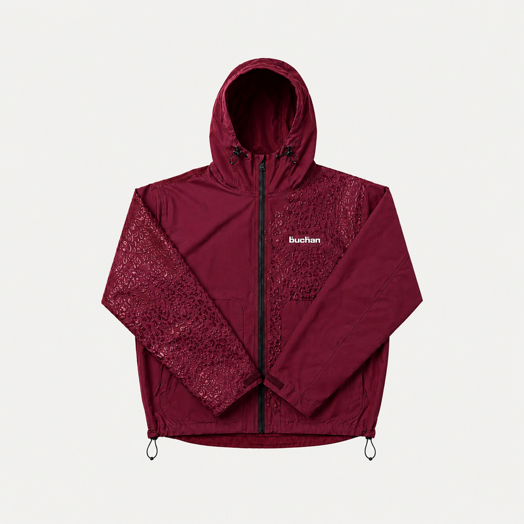 Chaqueta de lluvia Cheetah reactiva al agua - Rubí