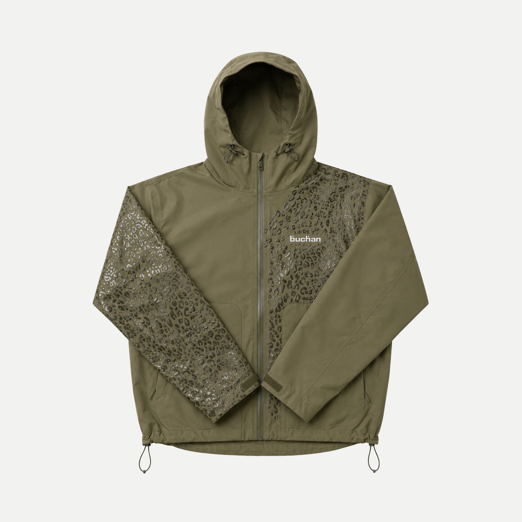 Chaqueta de lluvia Cheetah reactiva al agua - Verde