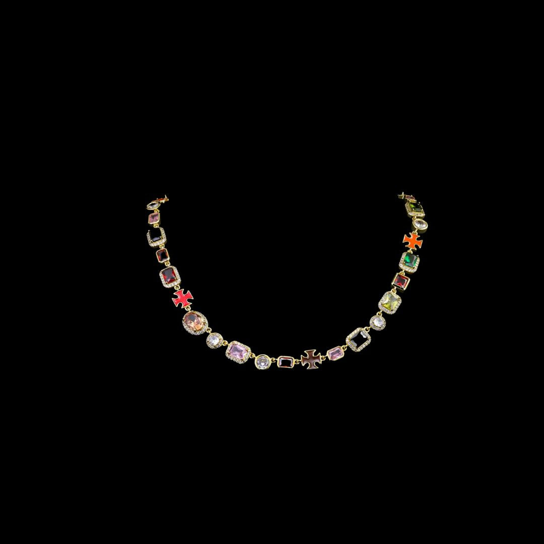 VYBES Gemstorm Necklace