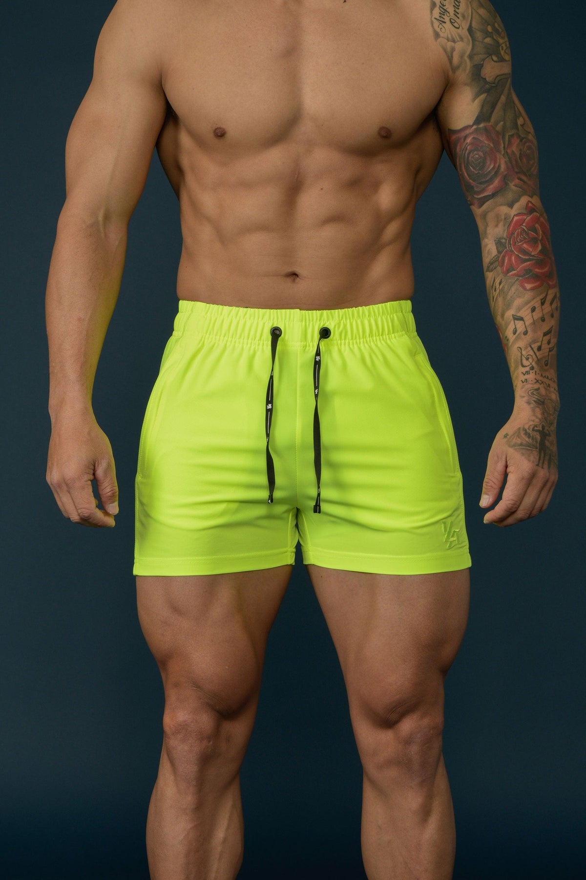 101 Bodybuilding Short Shorts - All Neon / Small