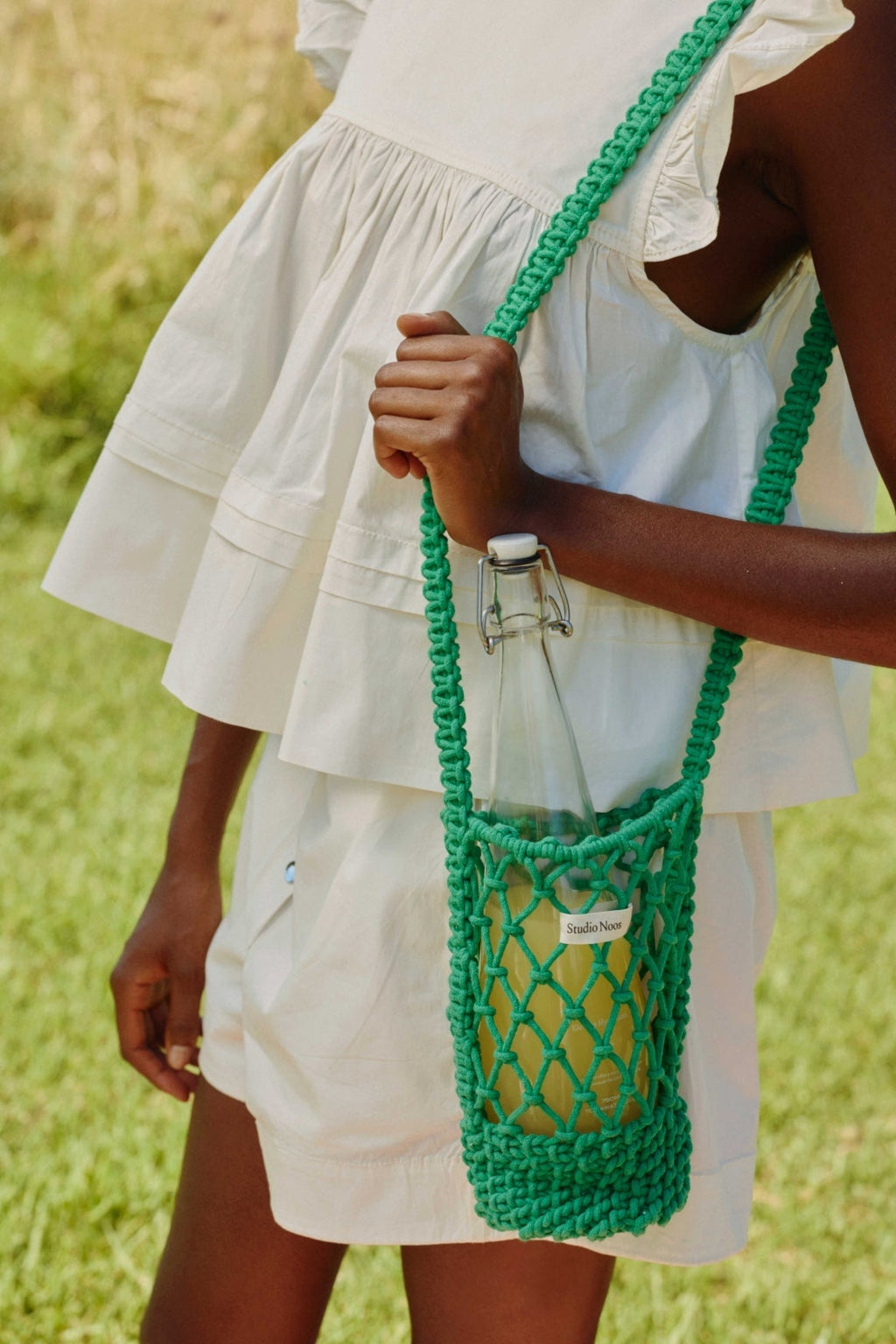 Macramé flessentas | Groen
