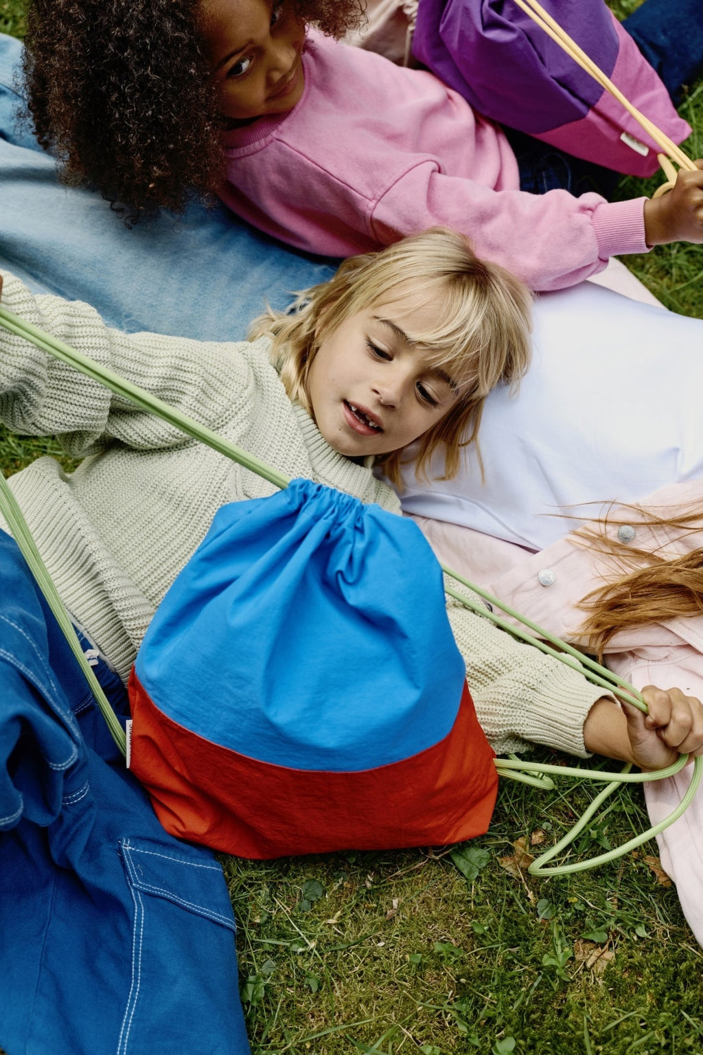 Patchwork Sporttas | Vurig Rood