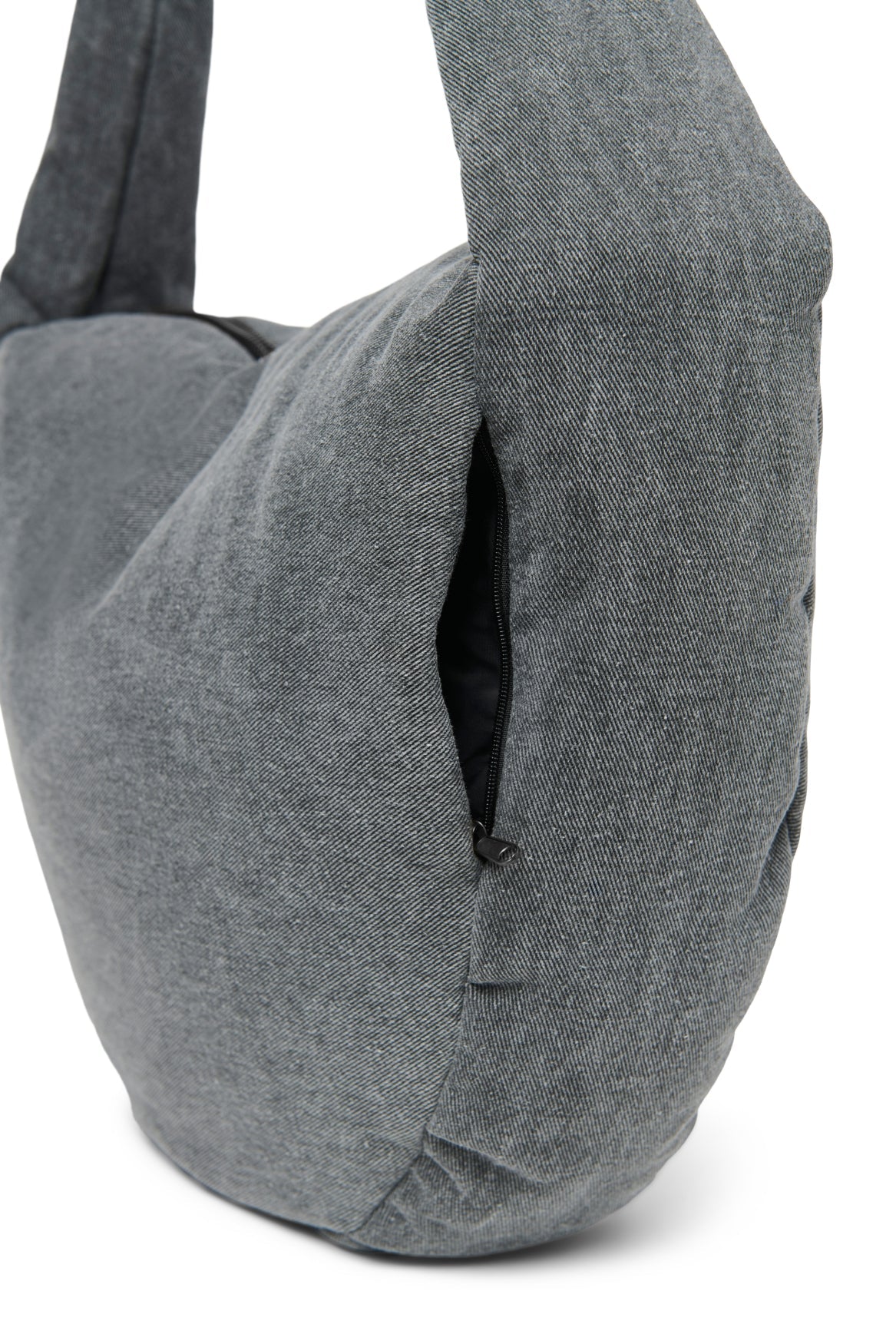 Denim-Umhängetasche | Grau