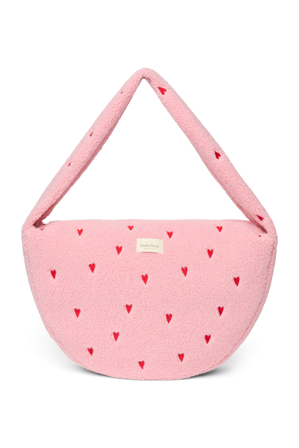 Teddy Crossbodytas | Lichtroze hartjes