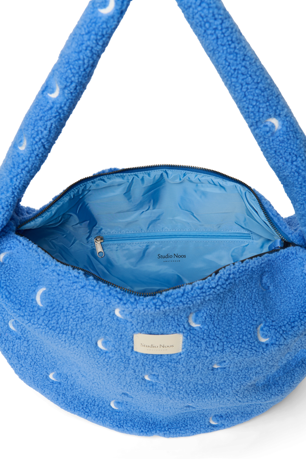 Teddy Crossbody-Tasche | Hellblauer Mond