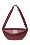 Vegan Leren Mini Crossbodytas | Bordeauxrood