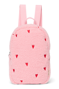 Teddy Mini Rugzak | Lichtroze Hartjes