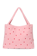 Teddy Mom Bag | Lichtroze hartjes