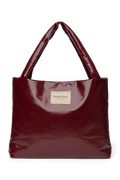Vegan leren mom bag | Bordeaux