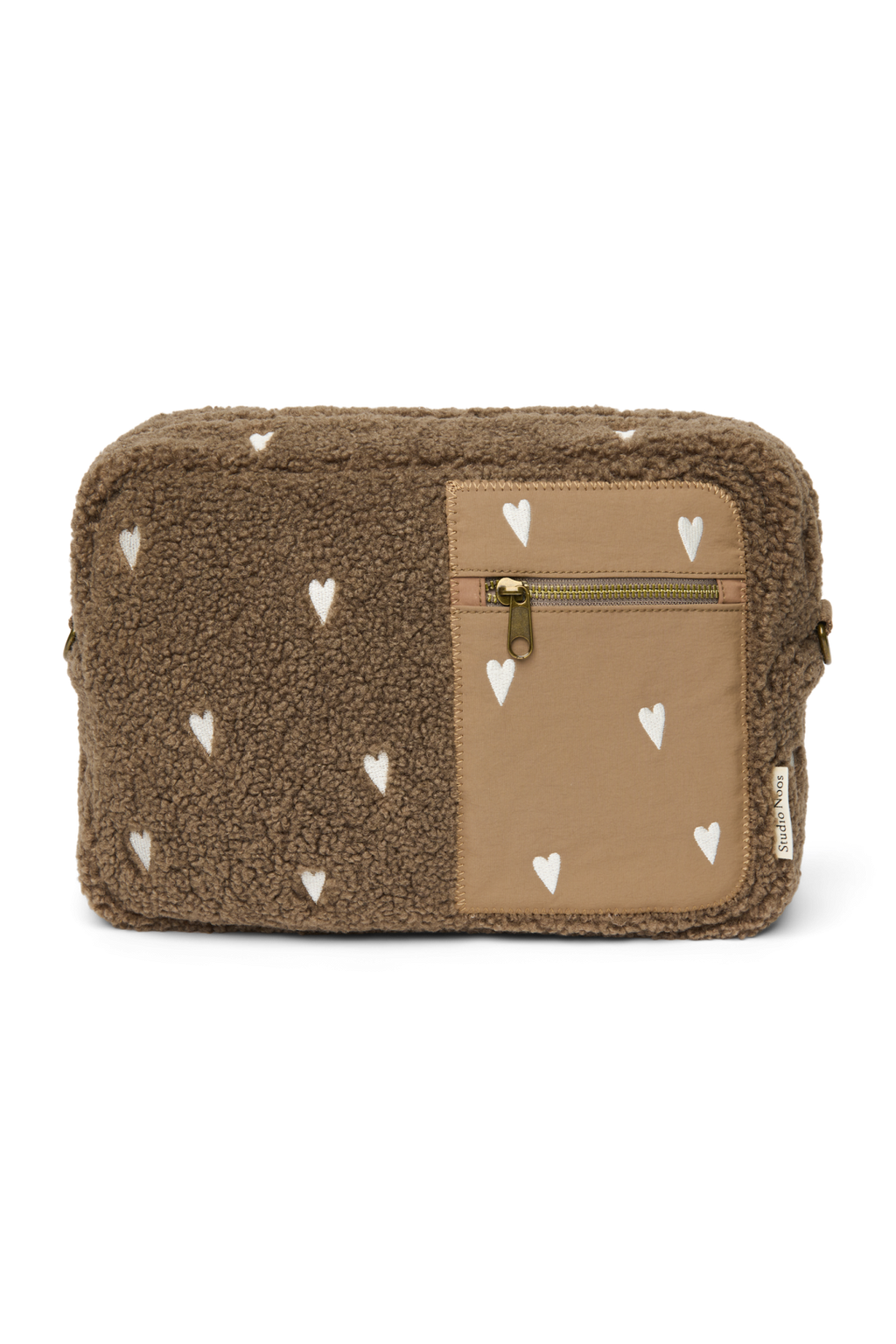 Teddy-Kinderwagen-Organizer | Braune Herzen