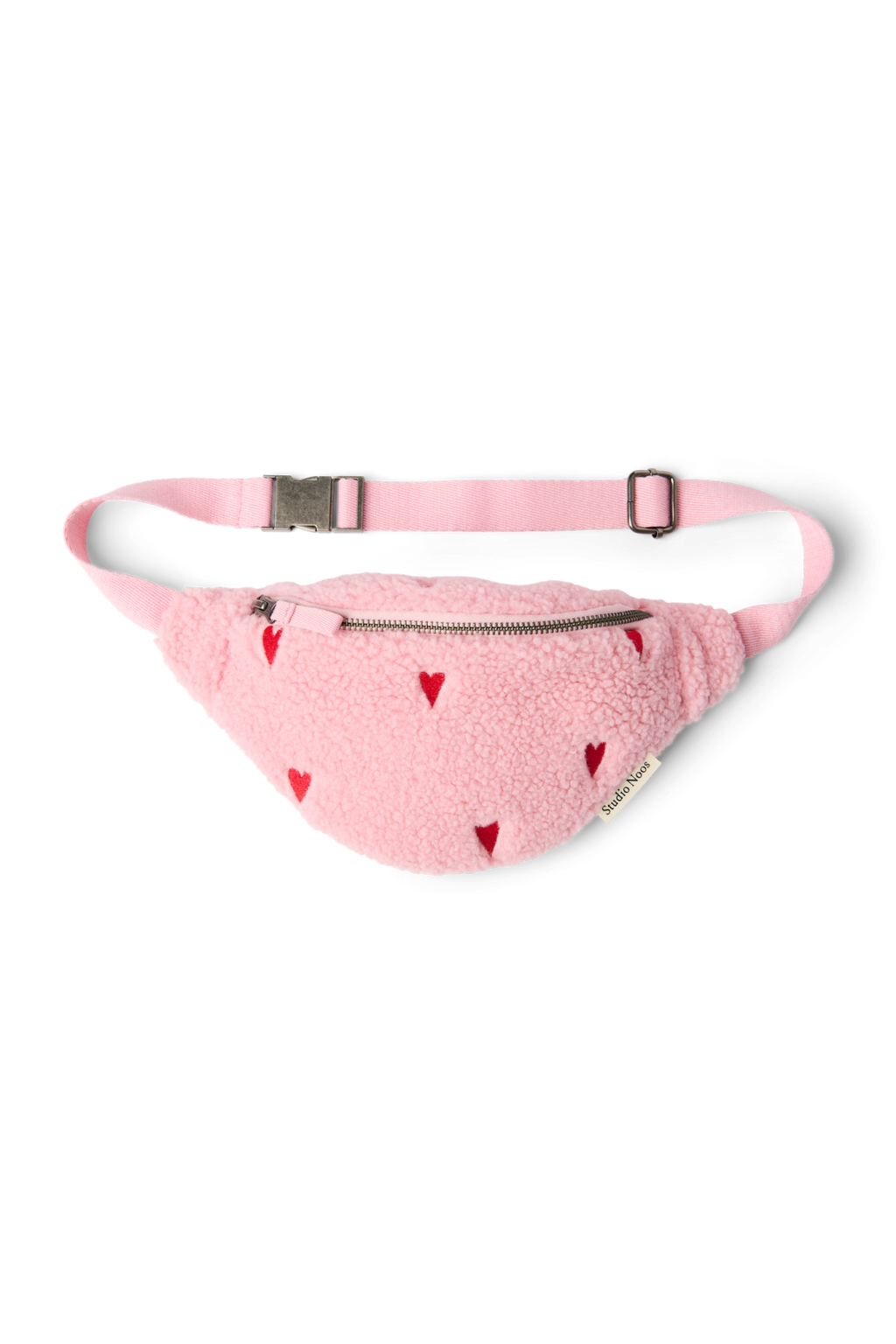 Teddy Mini Heuptas | Lichtroze Hartjes