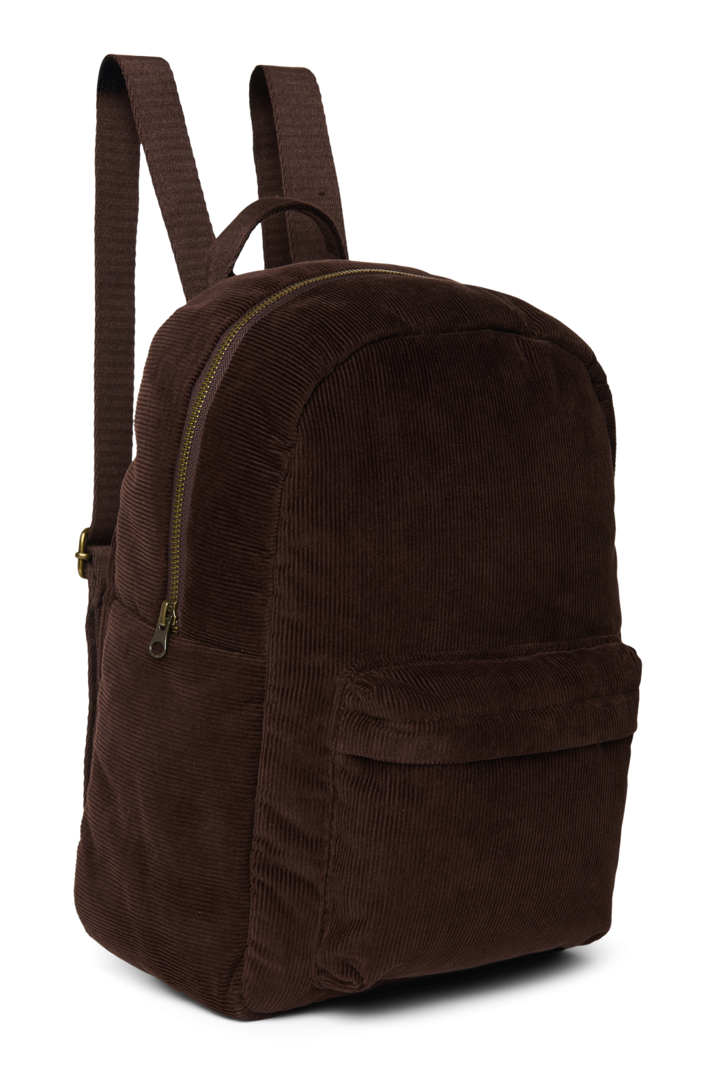 Rib Puffy Midi Rucksack | Dunkelbraun