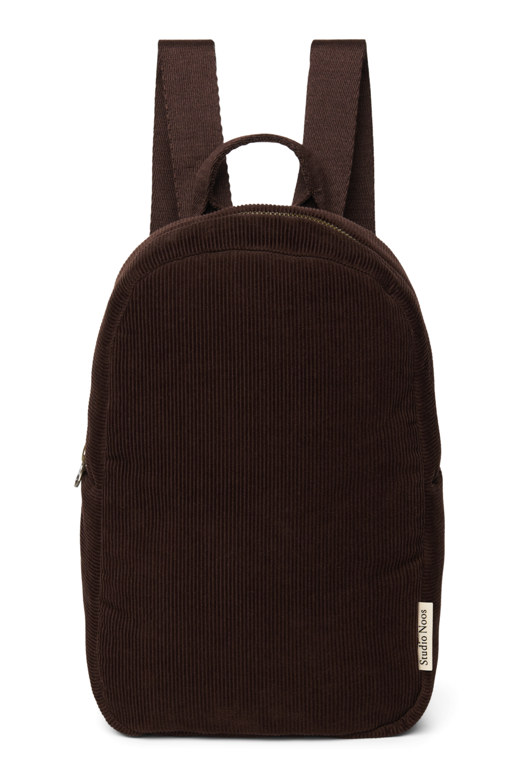 Rippen-Puffy-Mini-Rucksack | Dunkelbraun