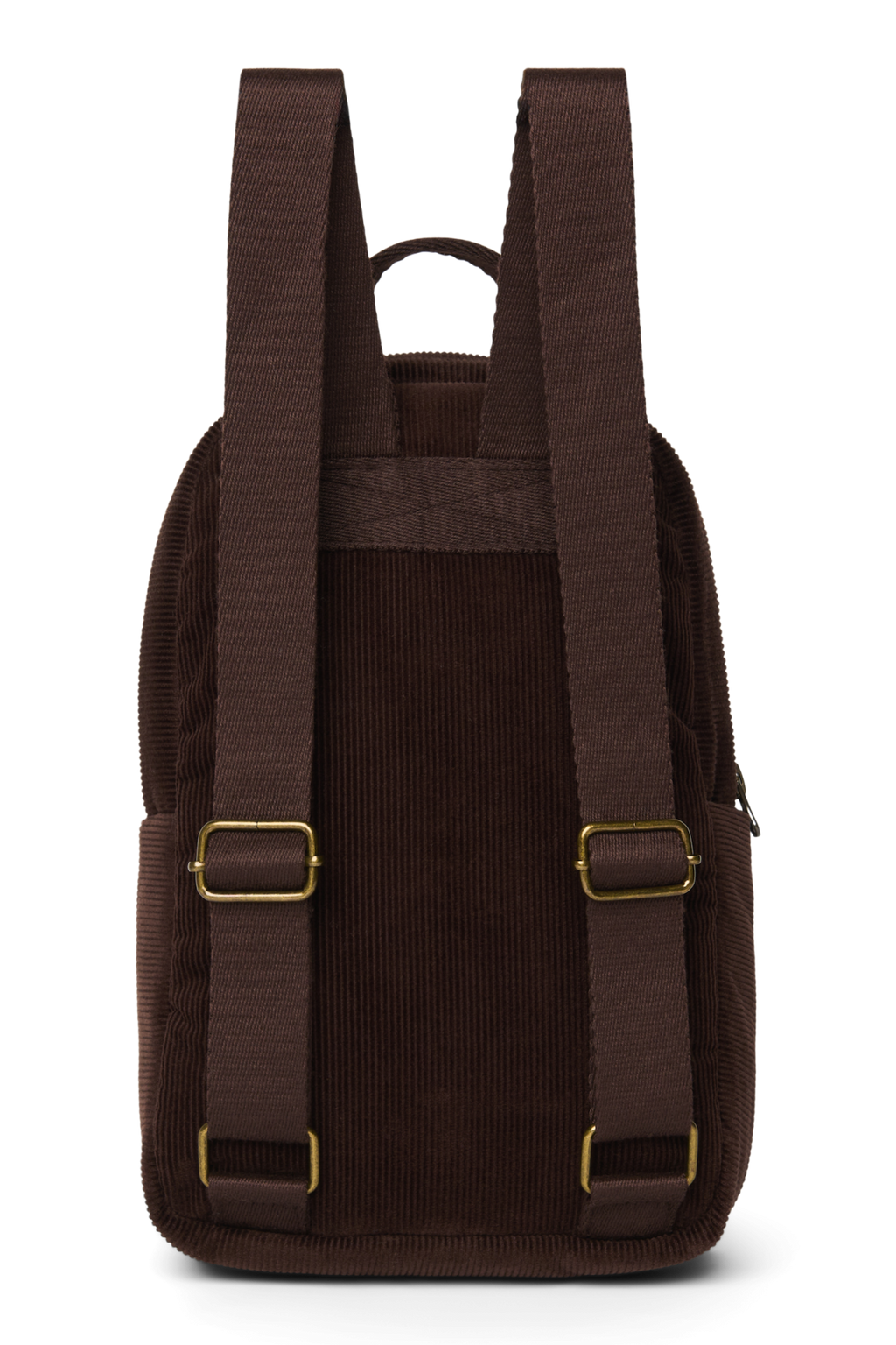 Rippen-Puffy-Mini-Rucksack | Dunkelbraun