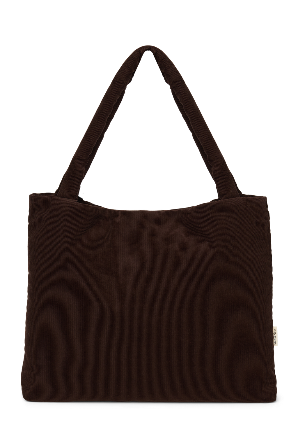 Rib Puffy Mom Bag | Donkerbruin