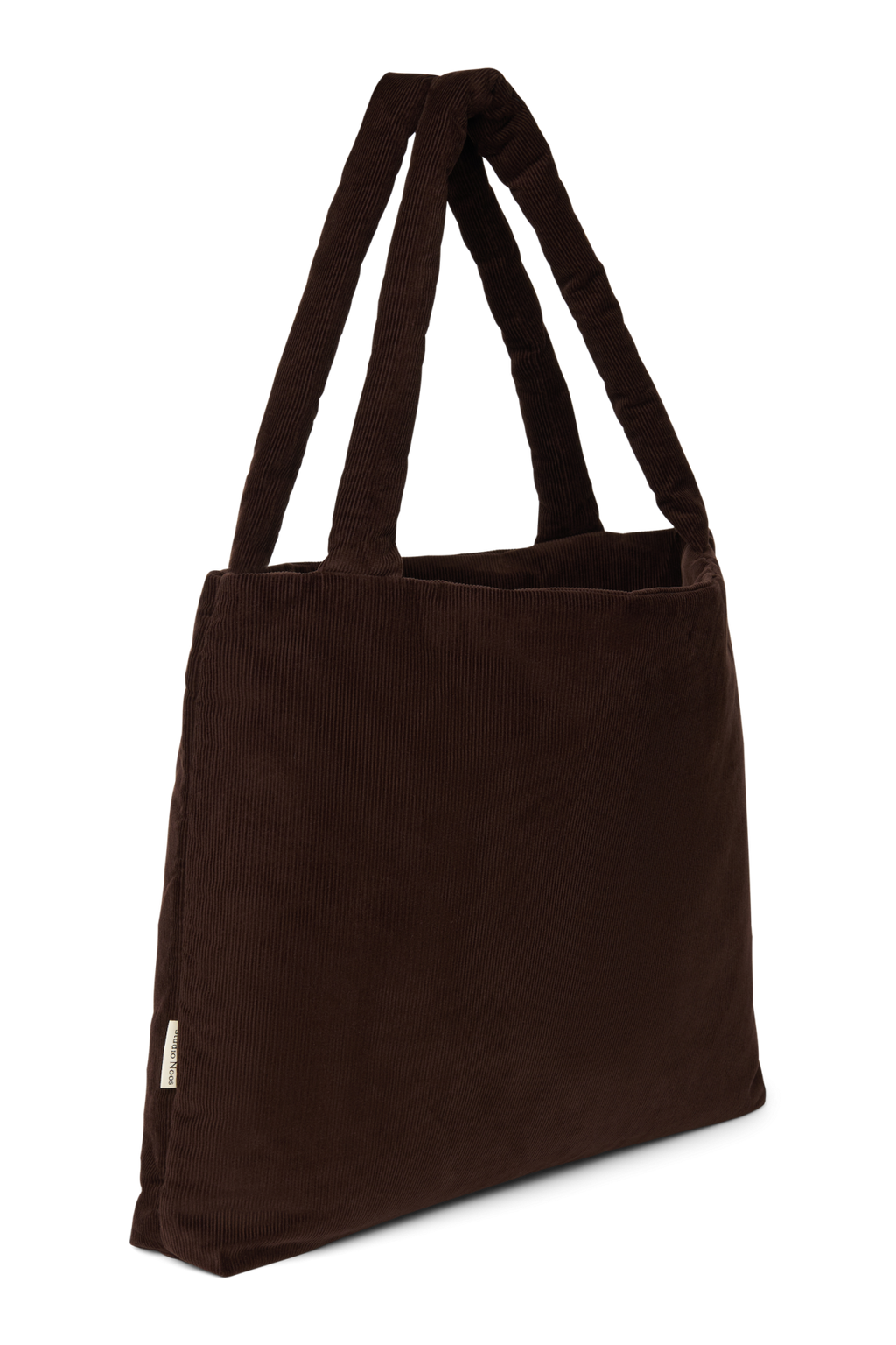 Rib Puffy Mom Bag | Donkerbruin