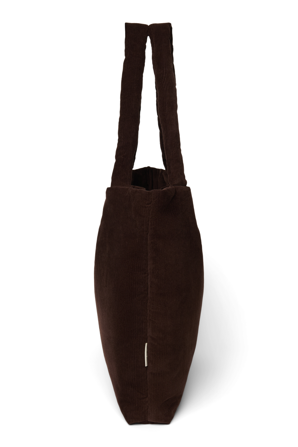 Rib Puffy Mom Bag | Donkerbruin