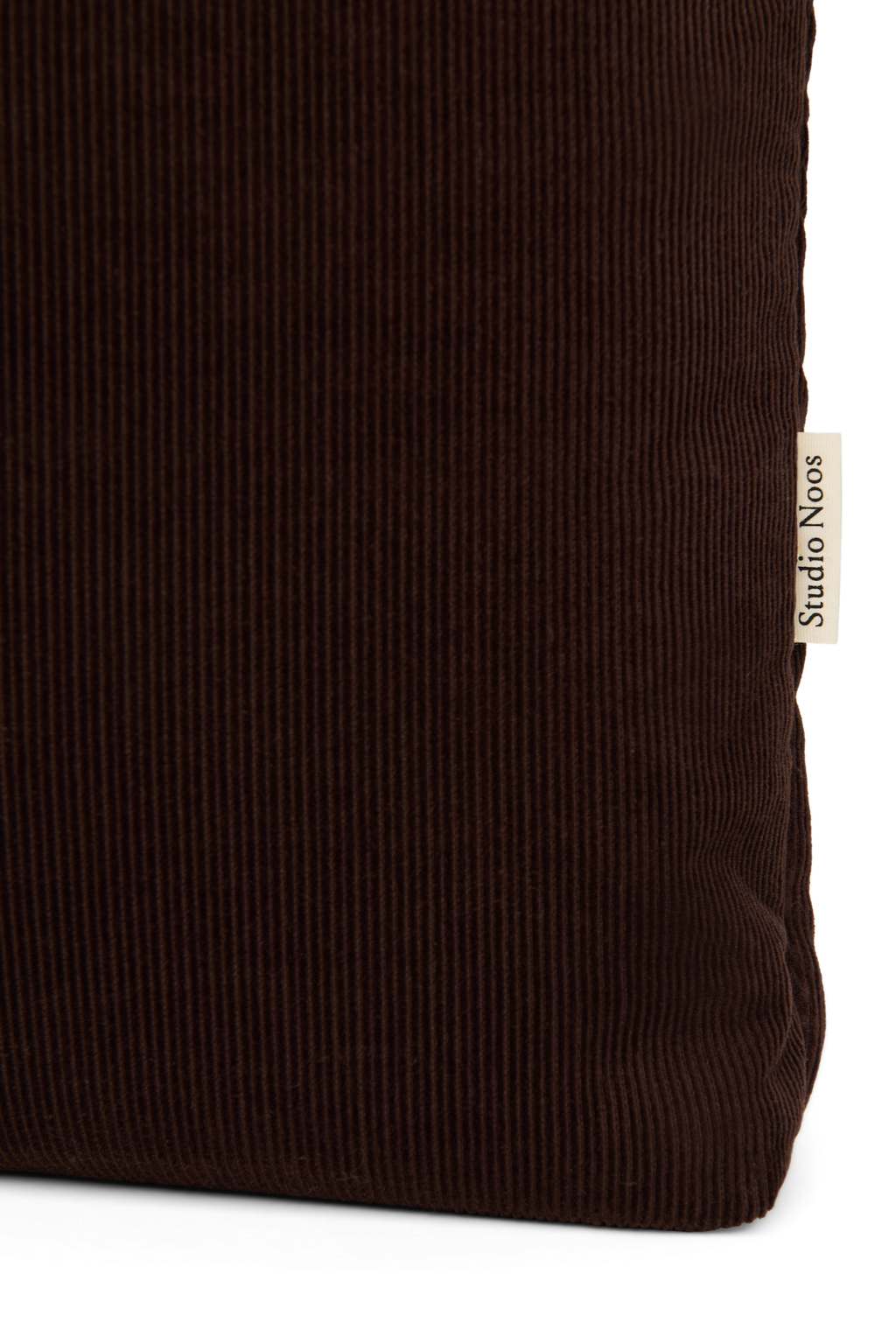 Rib Puffy Mom Bag | Donkerbruin