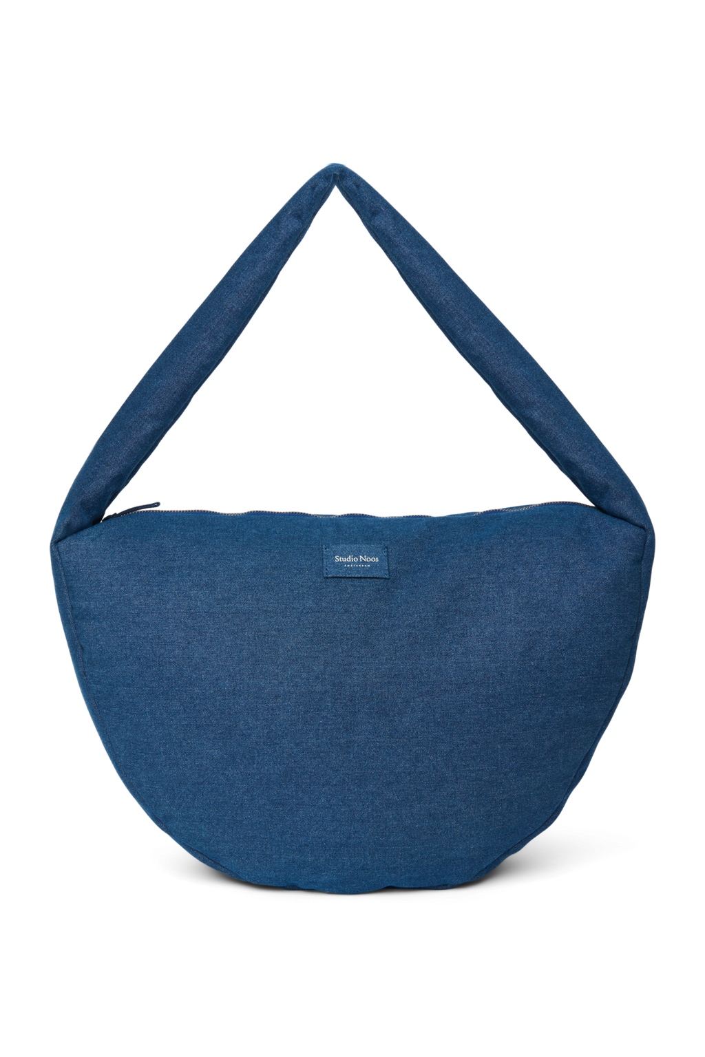 Denim schoudertas | Donkerblauw