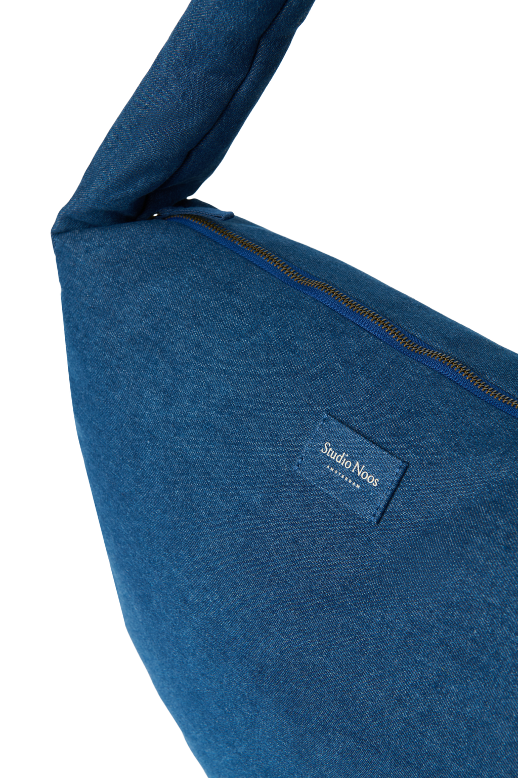 Denim schoudertas | Donkerblauw