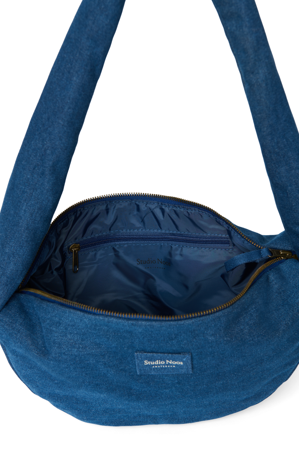 Denim Mini-schoudertas | Donkerblauw