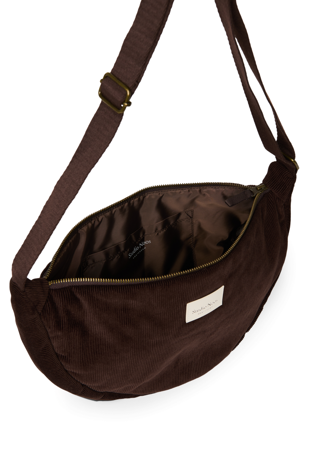 Rib Puffy Heuptas voor Volwassenen | Donkerbruin