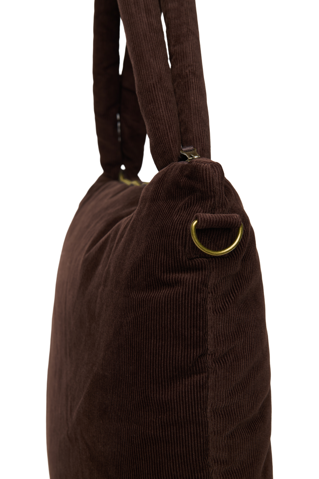 Rib Puffy Luiertas | Donkerbruin