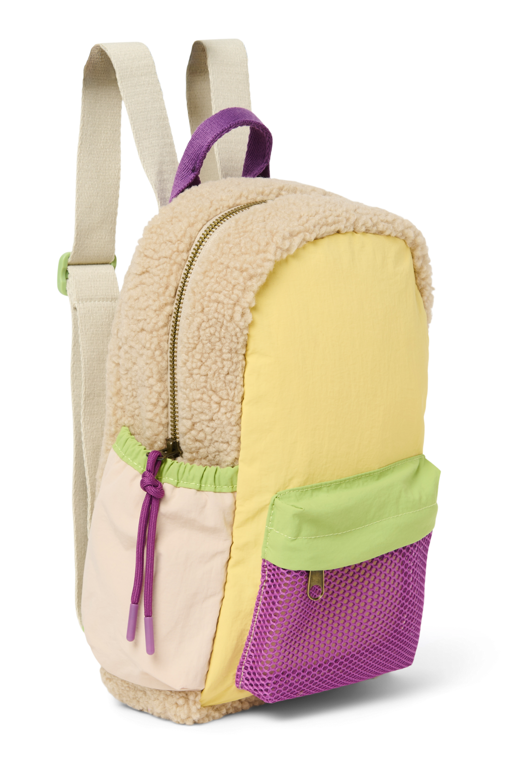 Patchwork-Mini-Rucksack | Buttergelb