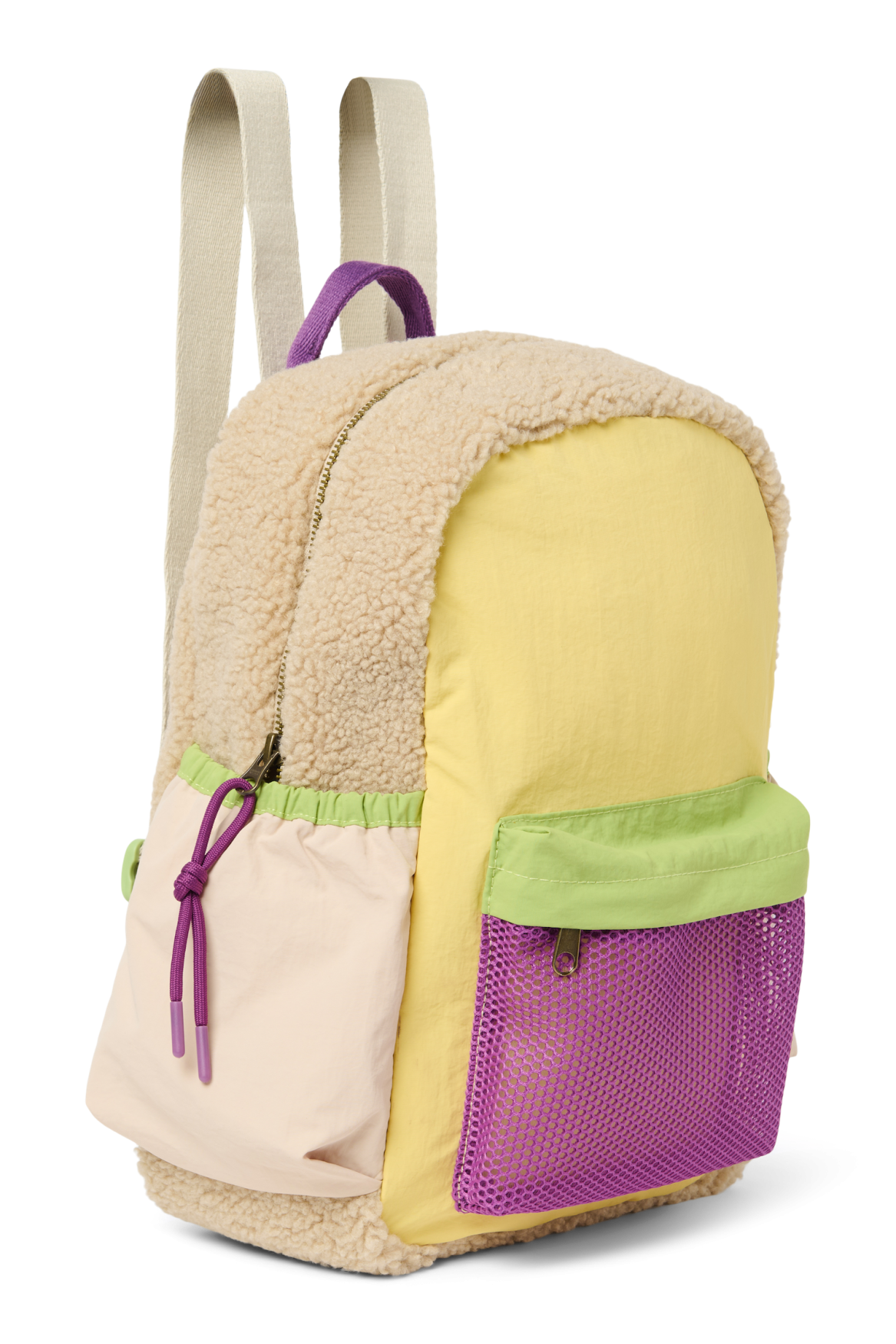 Patchwork Midi Backpack | Butter Yellow