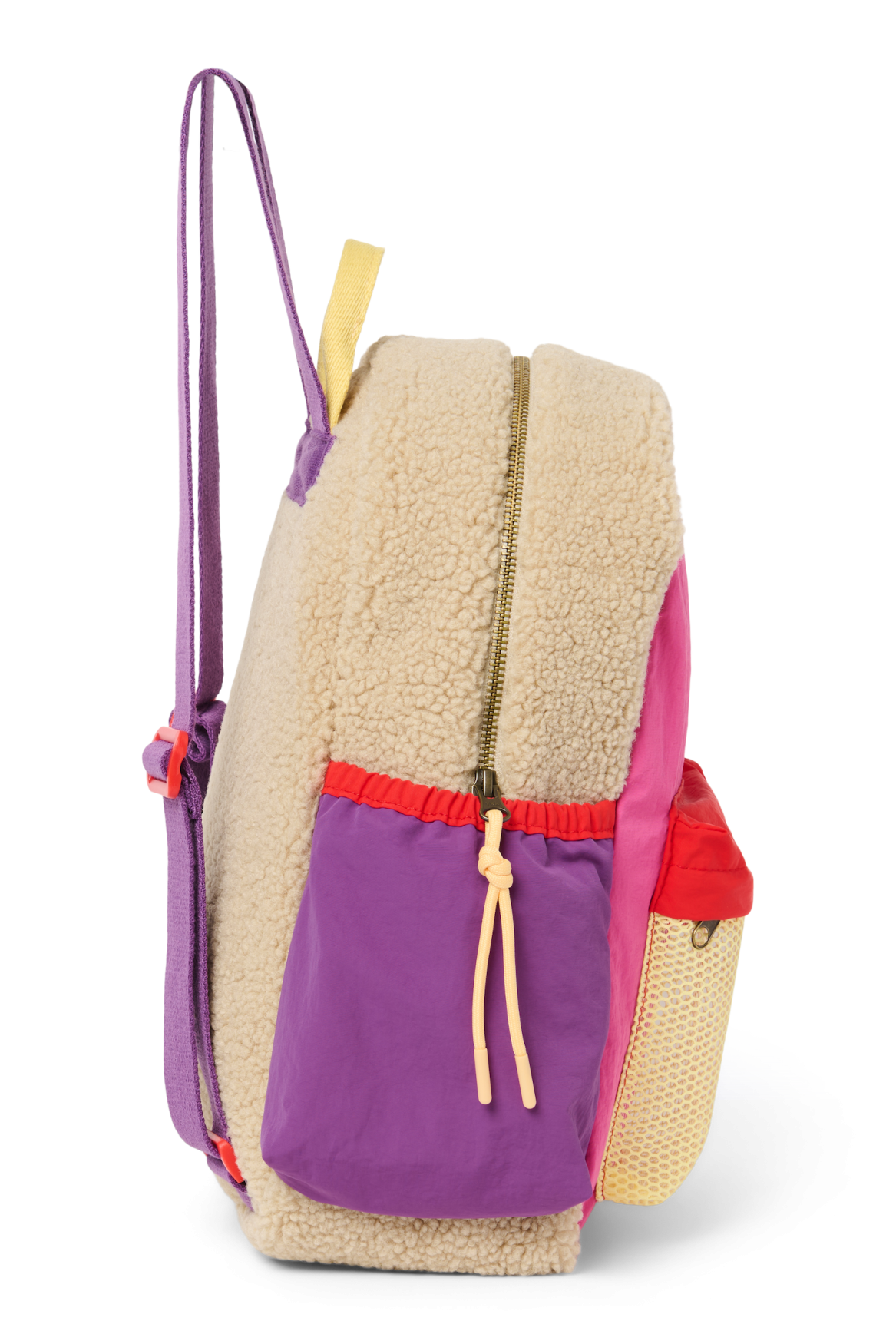 Patchwork Midi Backpack | Bright Pink