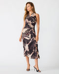 SELINNE Moon Shadow Halter Open Back Women's Midi Dress | Steve Madden
