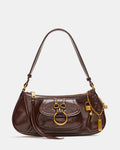 LUXXAR Bag Brown Shoulder Strap Boho-Inspired Handbag | Steve Madden