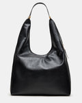 DEMPSY Bag Black Slouchy Hobo Shoulder Strap Bucket Tote Handbag | Steve Madden