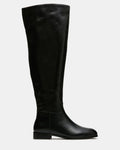 CANTER Black Leather Wide Calf Over-The-Knee Women's Boot | Steve Madden
