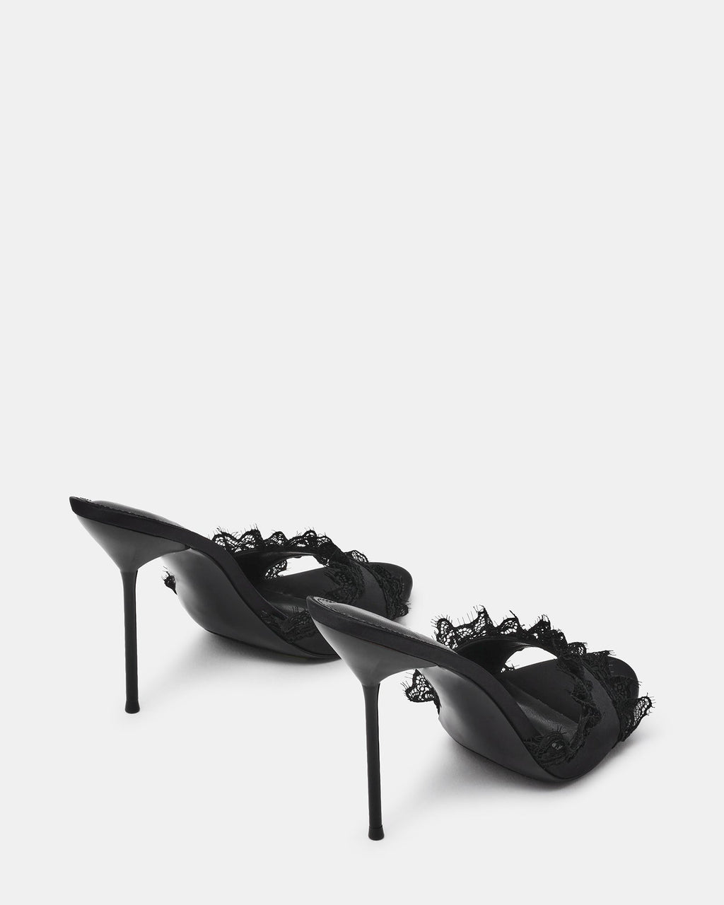 DAVINA BLACK SATIN LACE
