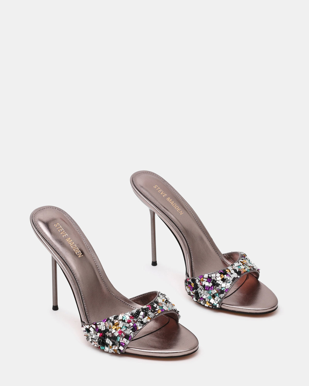 DAVINA PEWTER MULTI RHINESTONES