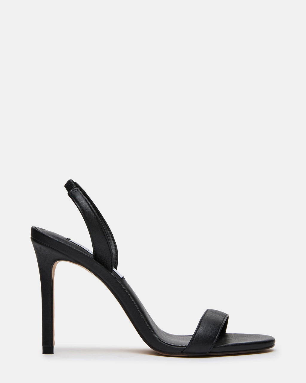 JADY Black Leather Slingback Round-Toe Stiletto Women's Heel | Steve Madden