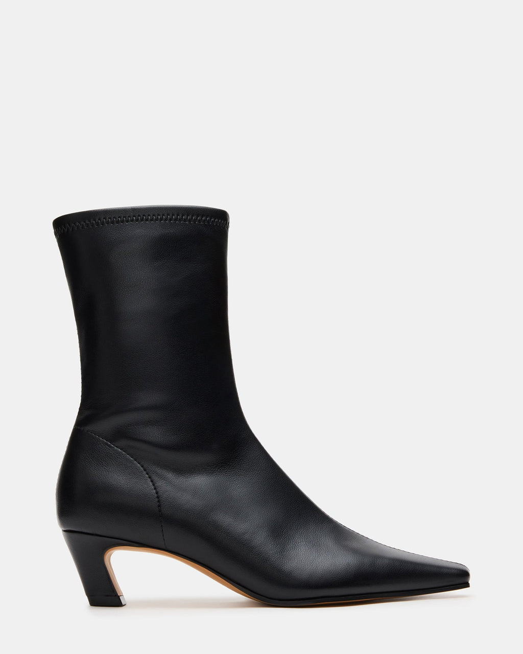 KIMMENS Black Square-Toe Women's Ankle Boot | Steve Madden