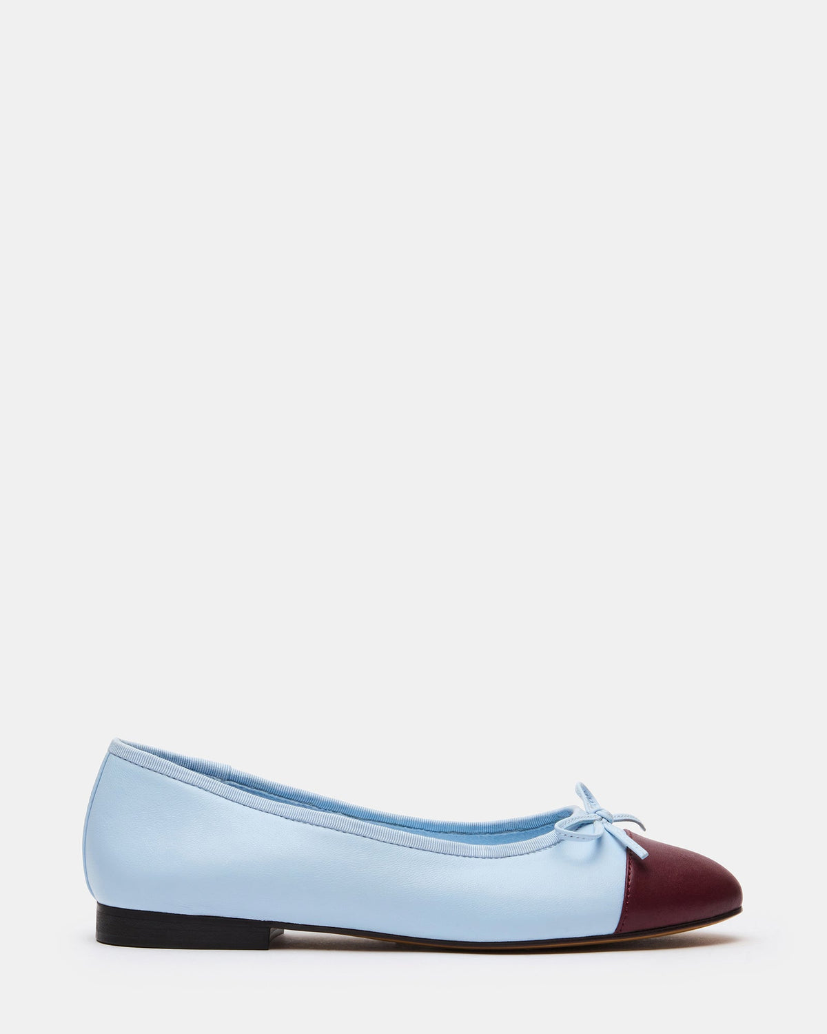 KIT Blue/Red Cap-Toe Women's Ballet Flat | Steve Madden