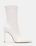 MACKENA White Pointed-Toe Stiletto Women's Ankle Boot | Steve Madden