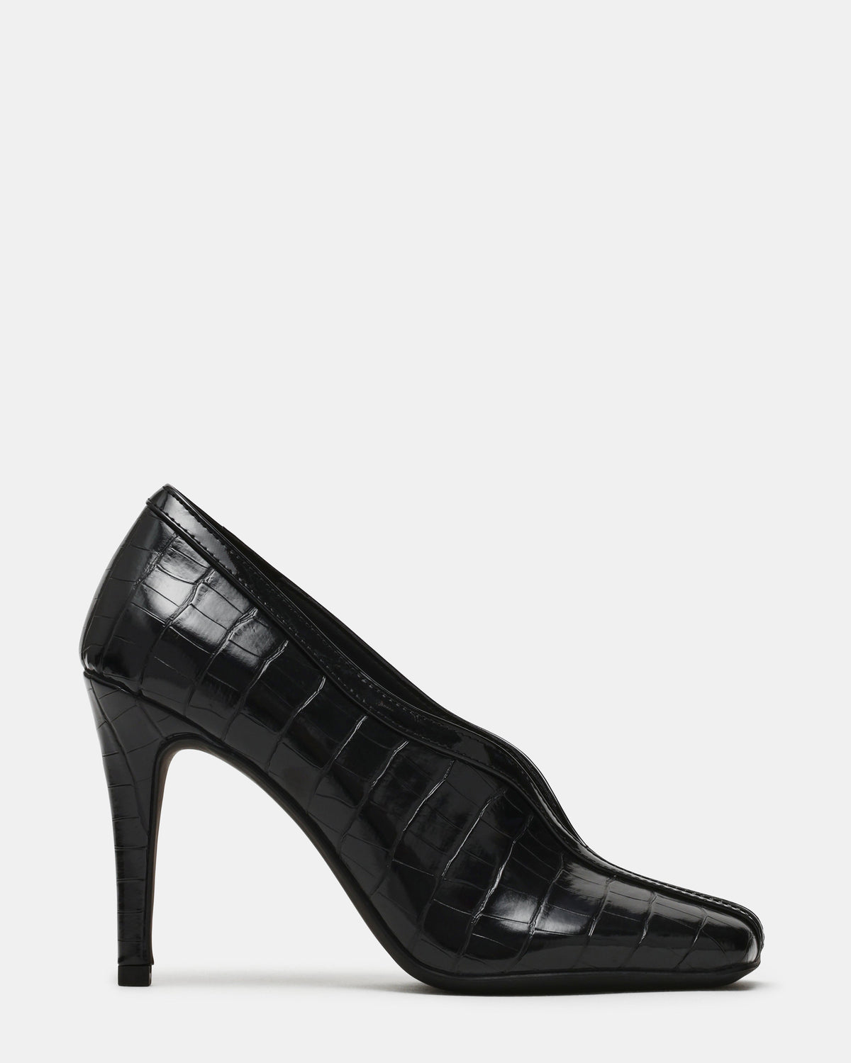 VITA Black Square-Toe Pump Stiletto Women's Heel | Steve Madden