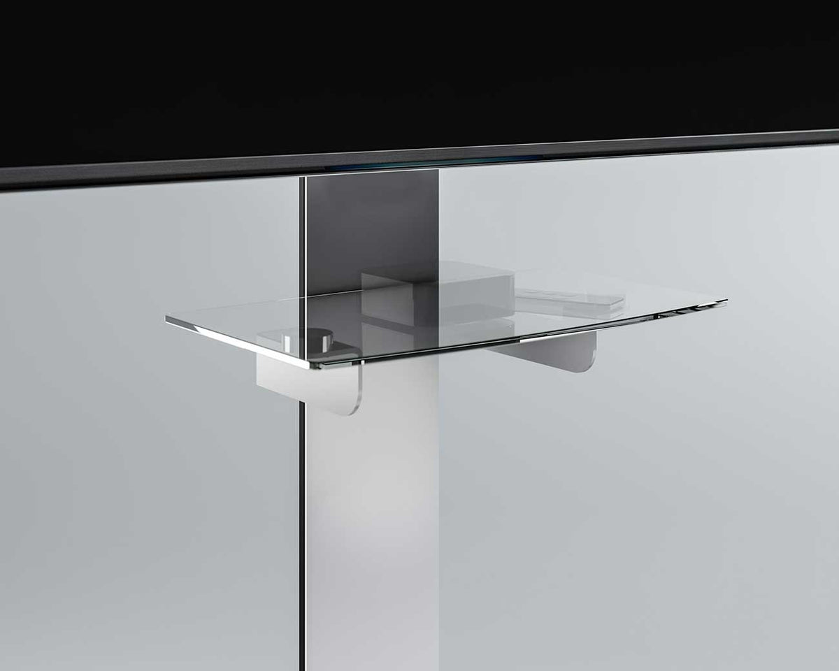 Salamander Designs Acadia XL Mobile Stand Glass Shelf - AC/ACC/GS1/W - image 2