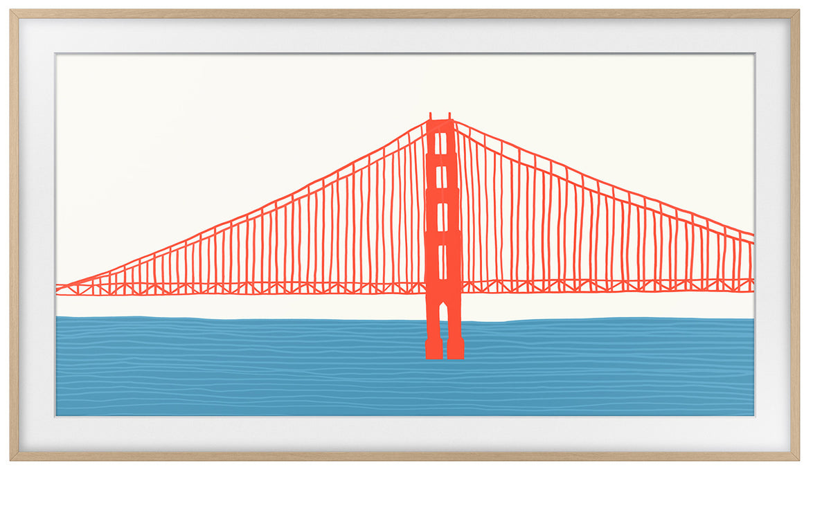 Samsung (2021) 50" The Frame Customizable Bezel In Modern Teak - VG-SCFA50TKBZA - image 3