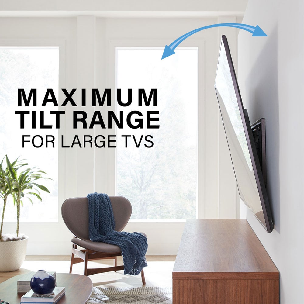 Sanus 42" - 90" Large Advanced Tilt 4D TV Wall Mount - VLT7-B2 - image 8