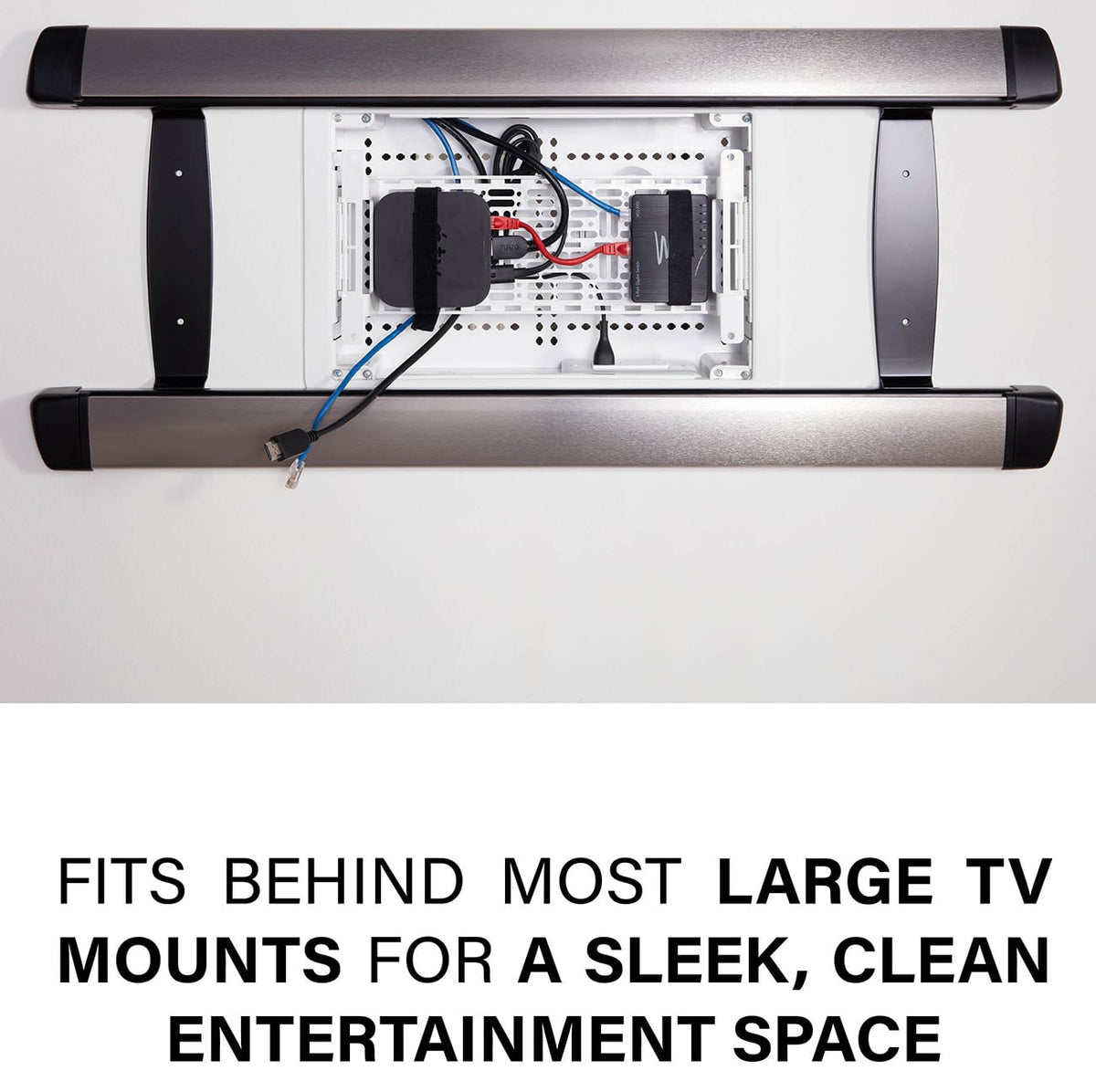 Sanus White 9" TV Media In-Wall Box - SA-IWB9-W1 - image 5
