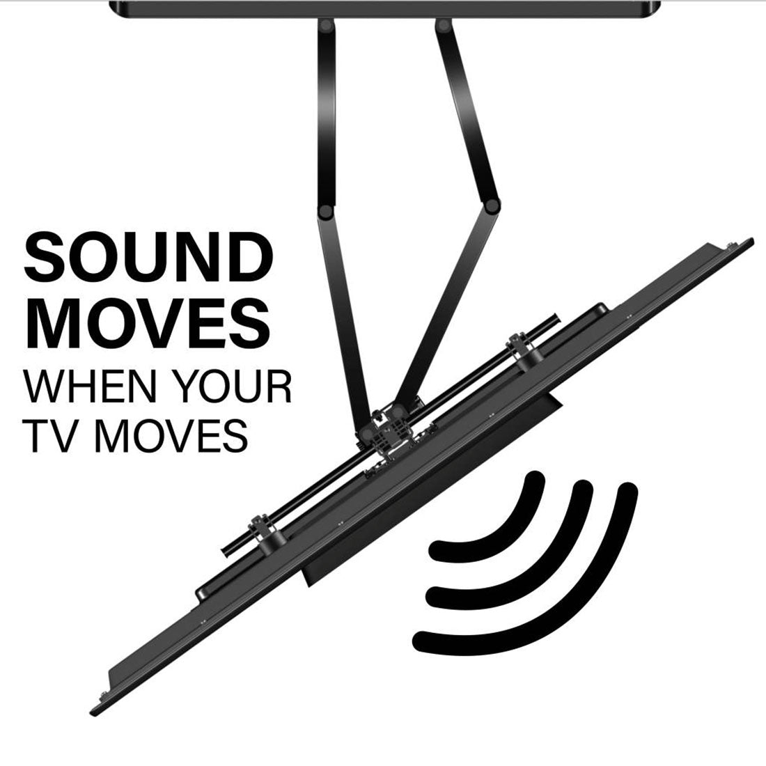 Sanus Black Soundbar Mount Designed For Sonos Ray - WSSAFM1-B2 - image 7