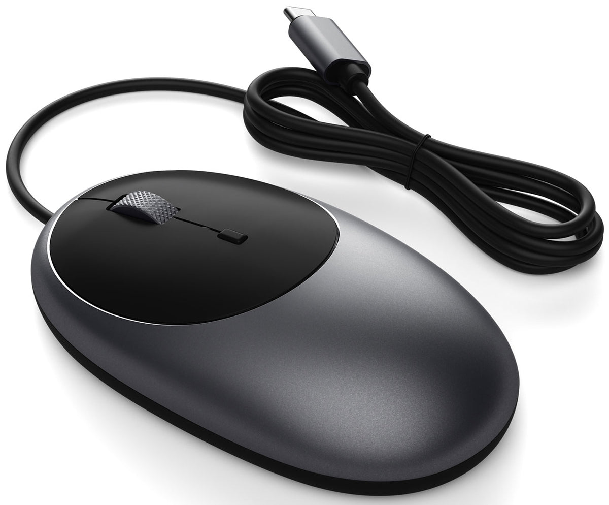 Satechi Space Gray C1 USB-C Wired Mouse - ST-AWUCMM - image 3