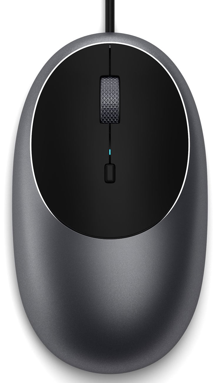 Satechi Space Gray C1 USB-C Wired Mouse - ST-AWUCMM - image 1