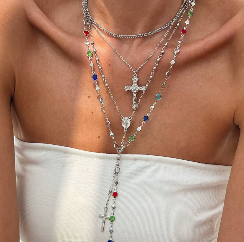 VYBES Women's Layered Necklace