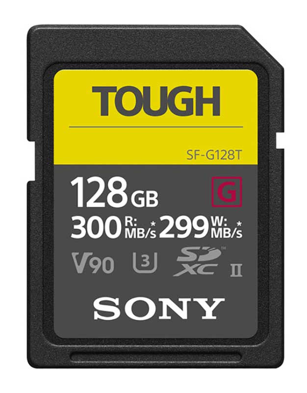 Sony 128GB SF-G Tough Series UHS-II SDHC Memory Card - SF-G128T/T1 - image 1